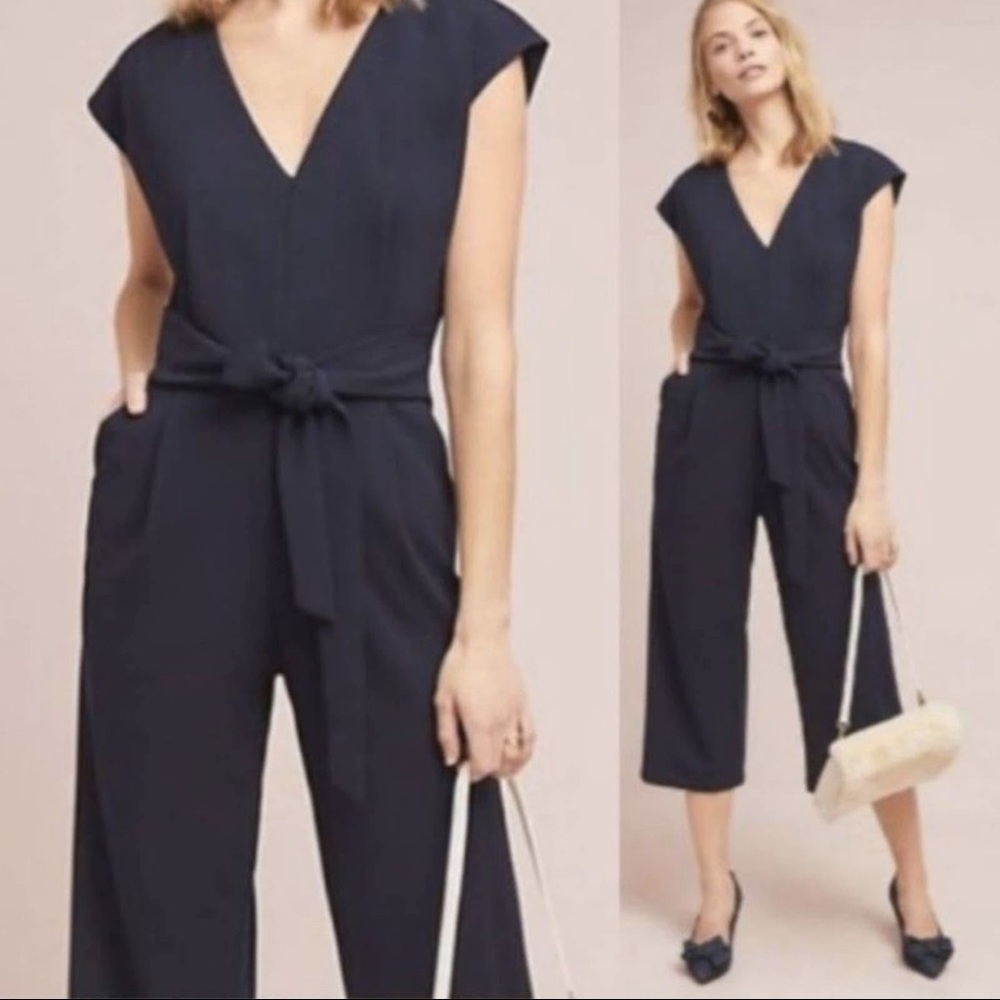 ETT:TWA by Anthropologie Black Sedona Jumpsuit